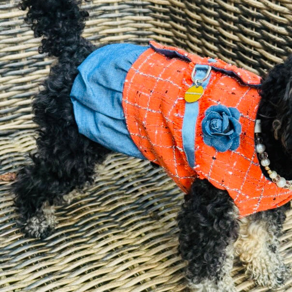 Orangine Tweed Skirted Harness