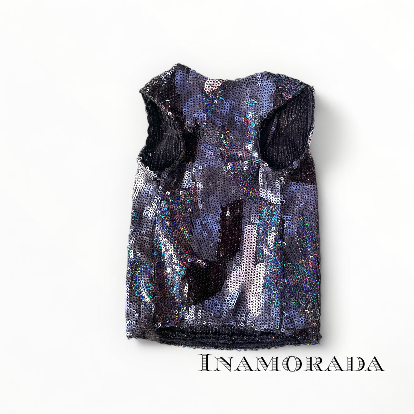 Top paillettes