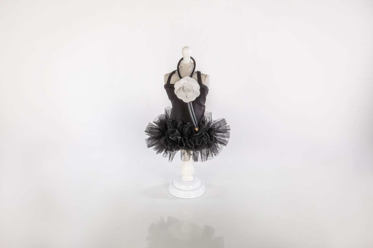 Collana Fiore in Ecopelle