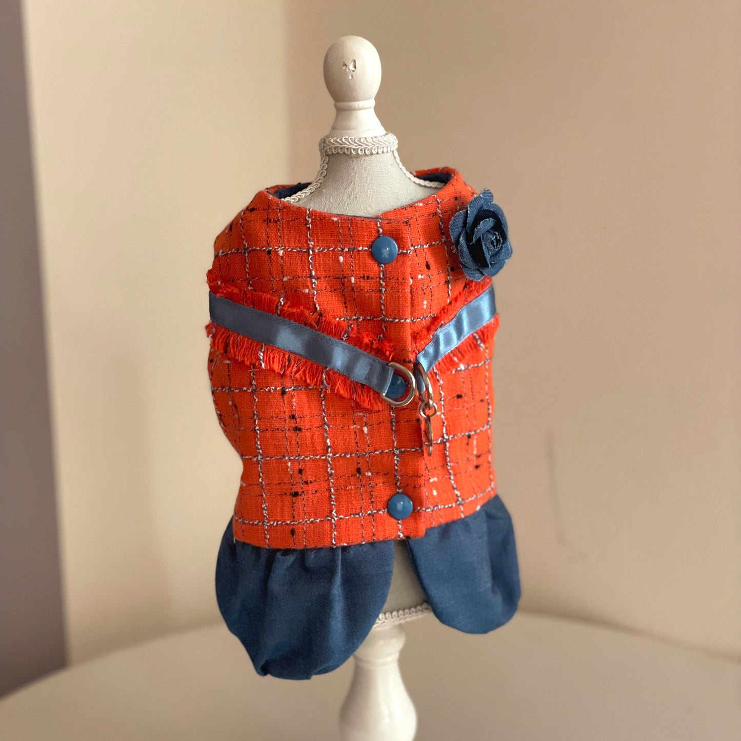 Orangine Tweed Skirted Harness