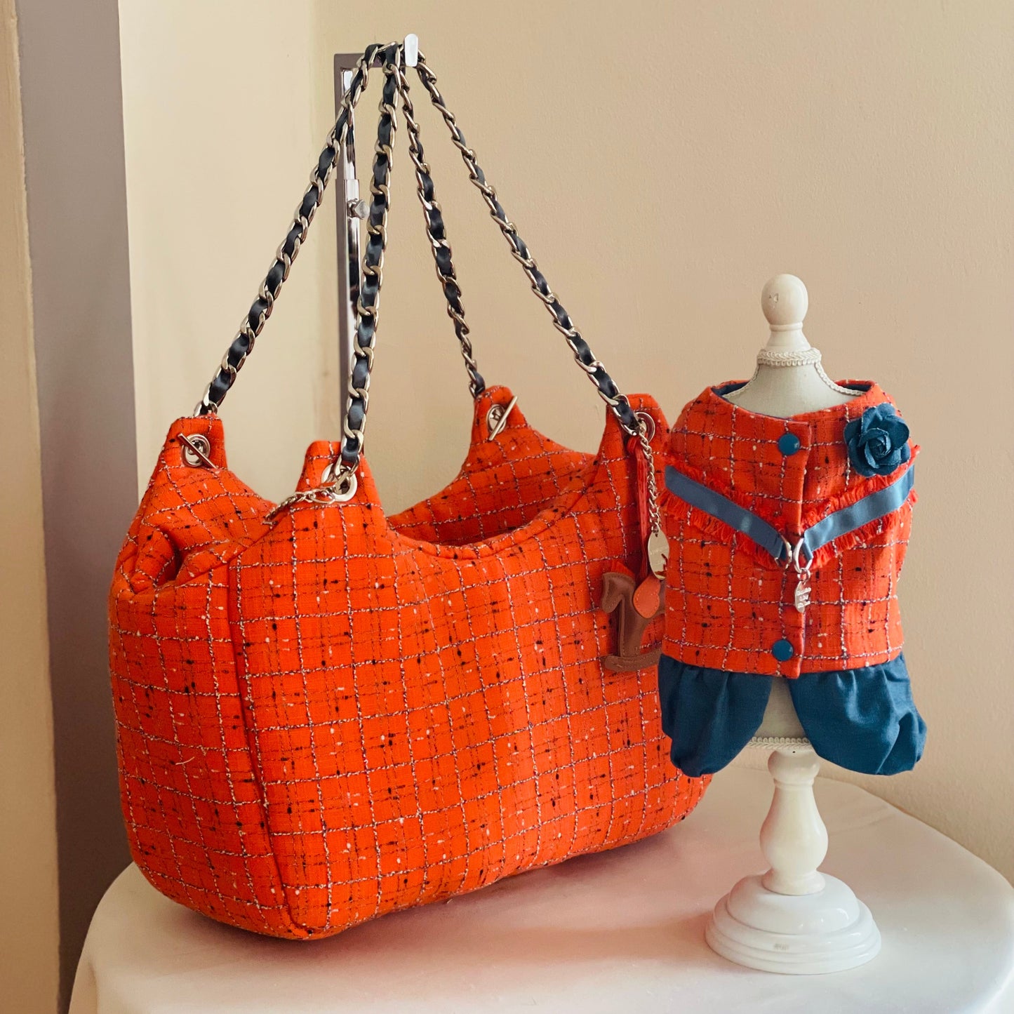 Orangine Tweed Skirted Harness