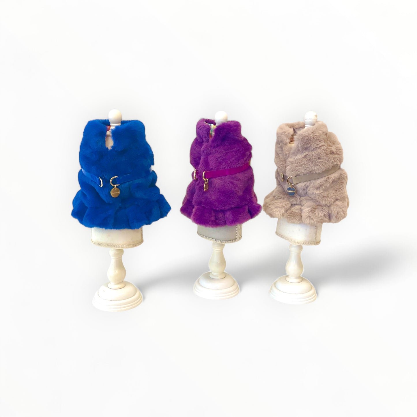 Ruffled Fur Harness