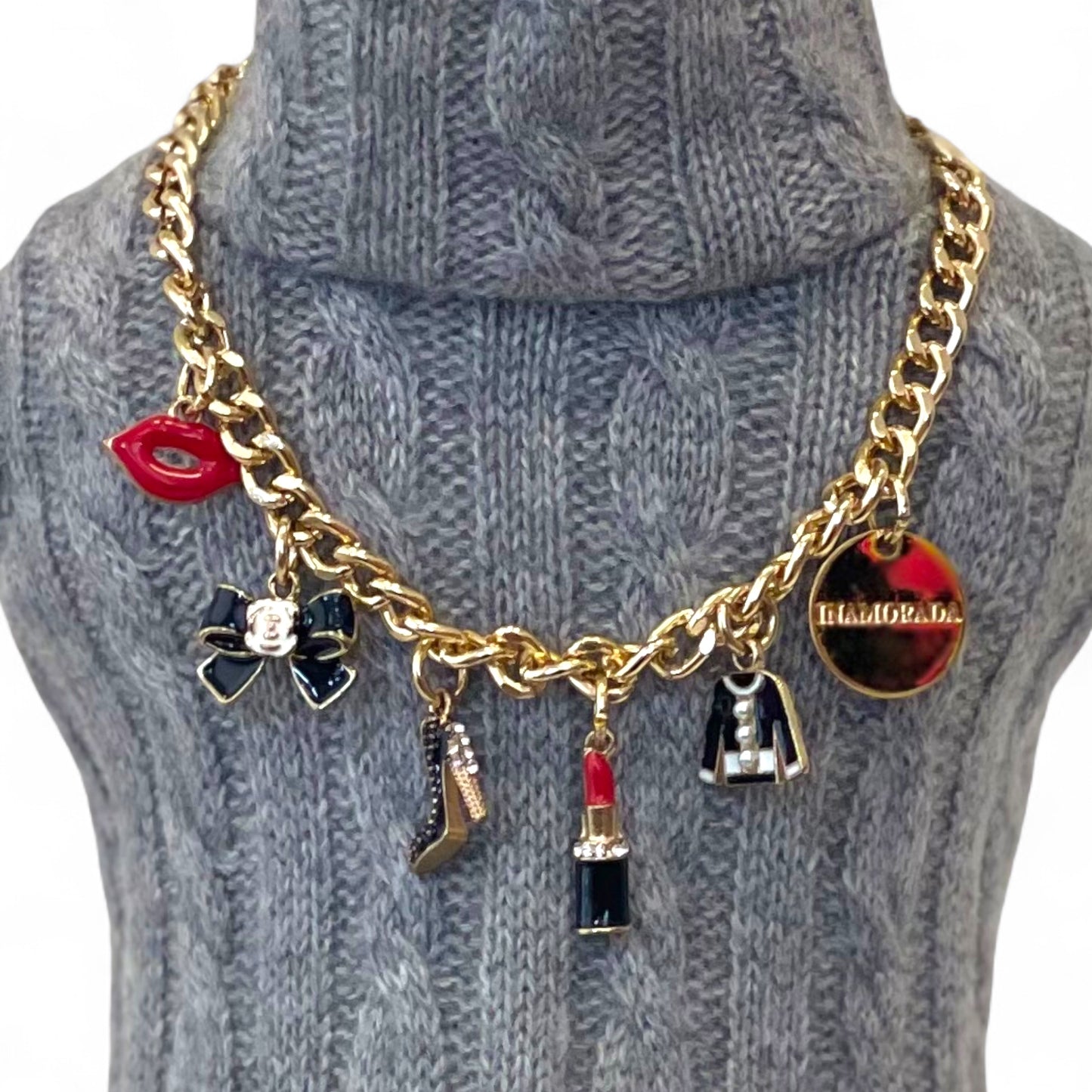 Black Charms Necklace