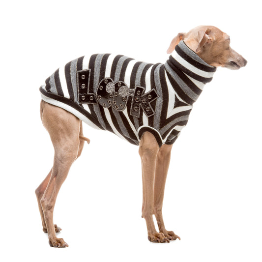 Maglioncino Striped Look per levriero