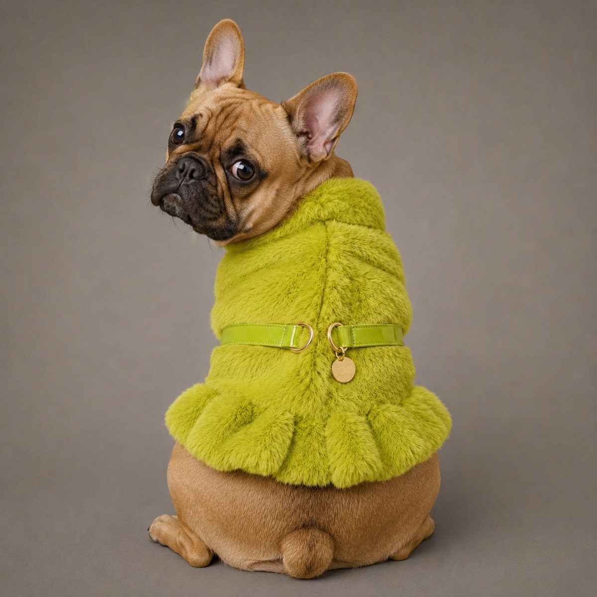 Ruffled Fur Harness