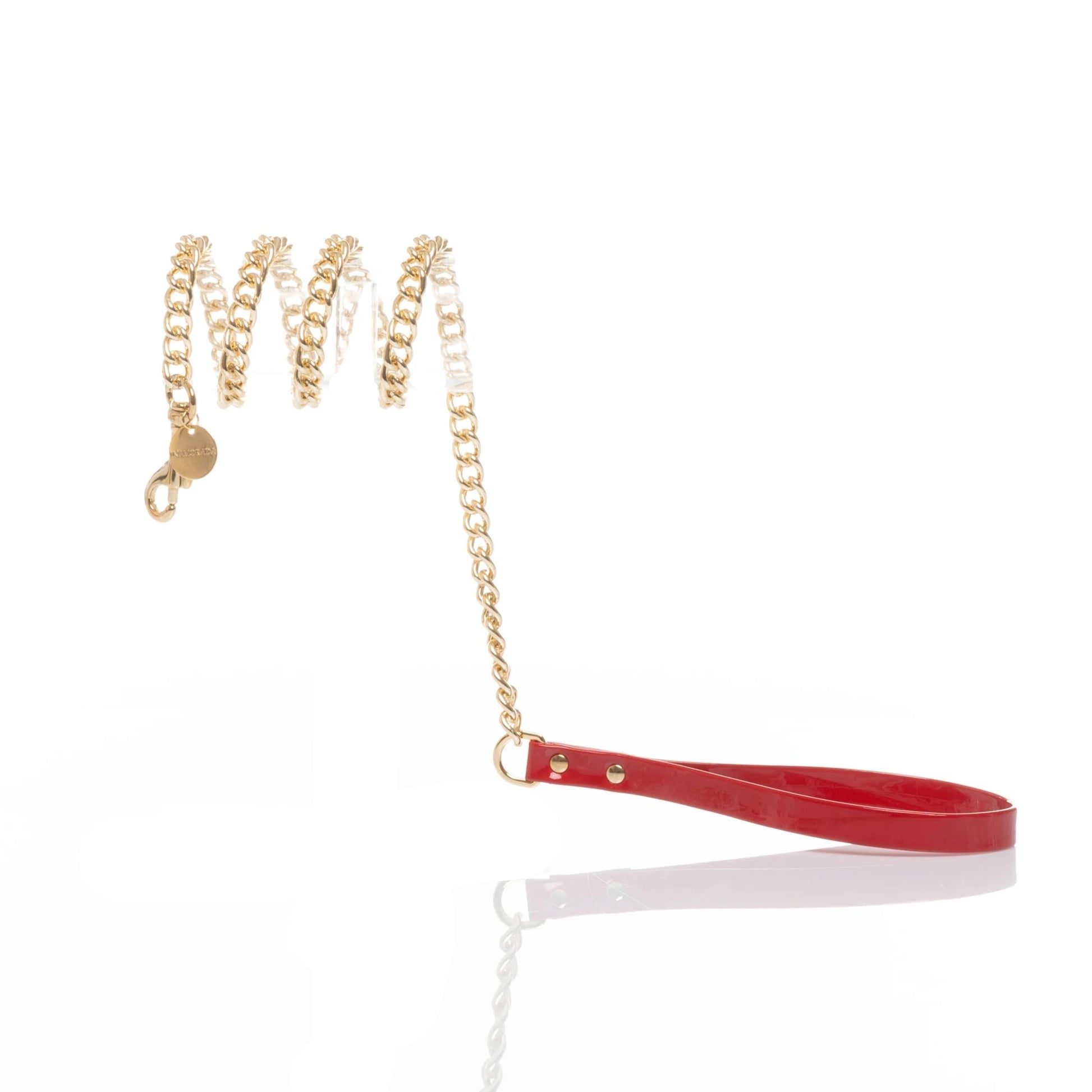 Guinzaglio con catena in oro: idea regalo per Natale | My Pet Luxury Boutique |mypetluxuryboutique.com