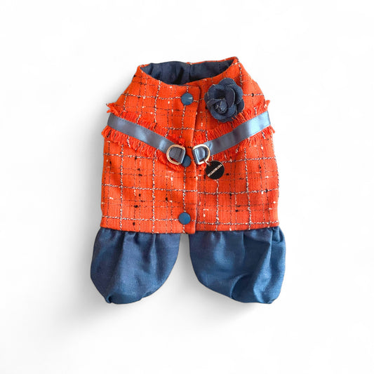 Orangine Tweed Skirted Harness