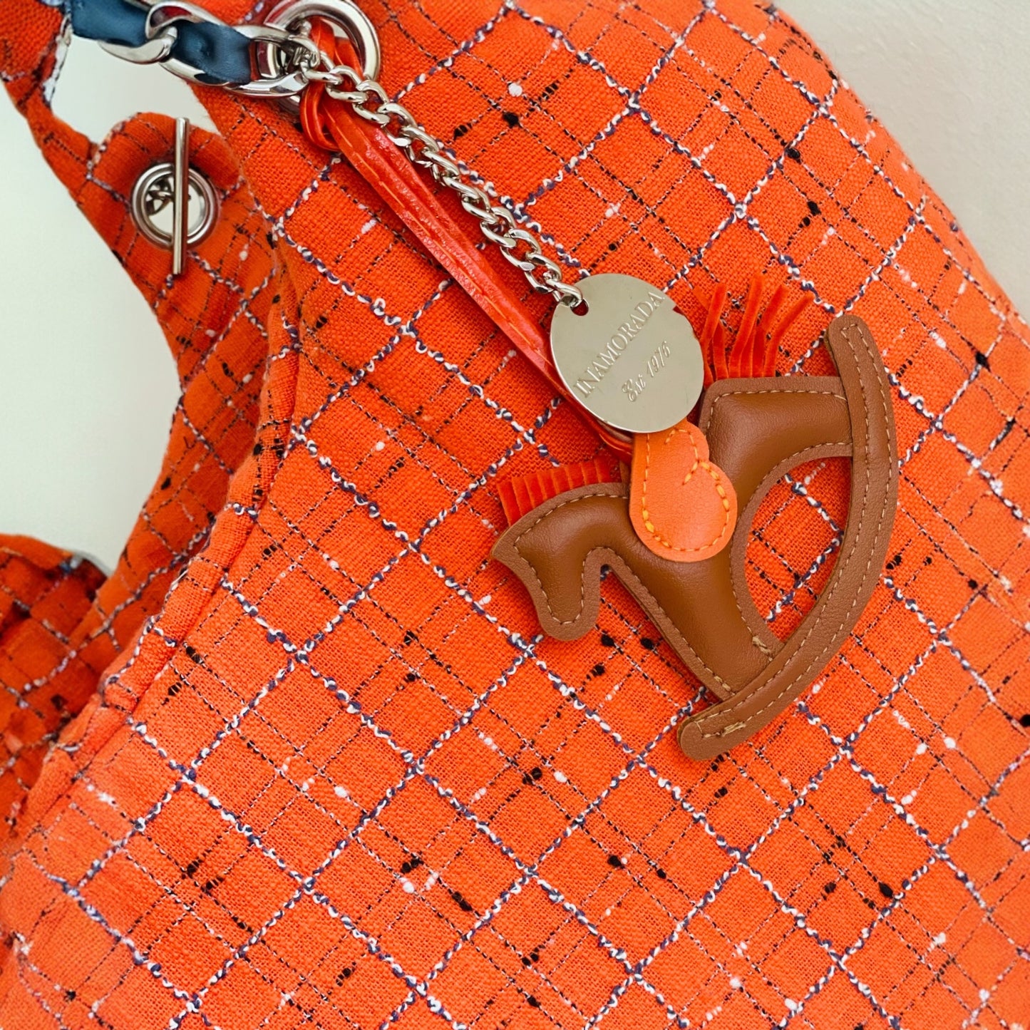 Orangine Tweed Bag